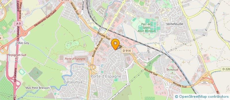 localisation de l'entreprise H. EXPERTS & CO  PERPIGNAN