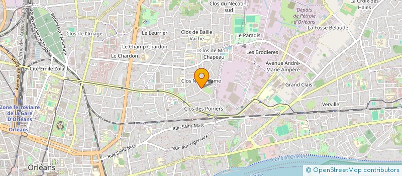 localisation de l'entreprise H EXPRESS à ORLEANS