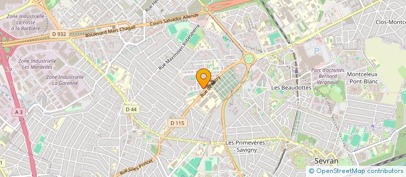 localisation de l'entreprise H&F  AULNAY-SOUS-BOIS