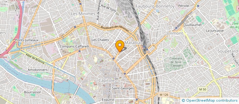 localisation de l'entreprise H&F à TOULOUSE