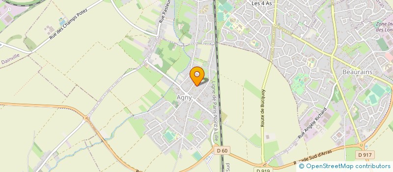 localisation de l'entreprise H&F CAPITAL  AGNY