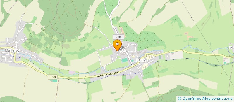 localisation de l'entreprise H.F GROOV  FAULX