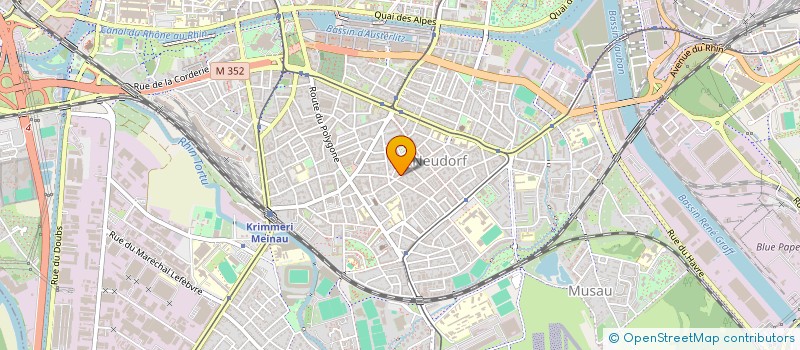 localisation de l'entreprise H.F.M à STRASBOURG