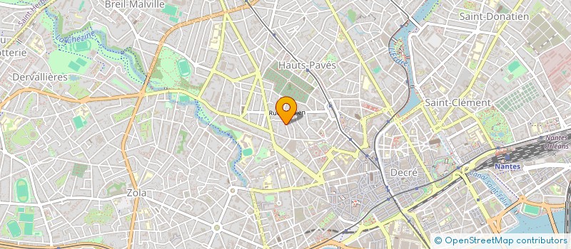 localisation de l'entreprise H.F.P. à NANTES