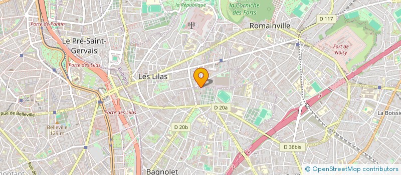 localisation de l'entreprise H&F PATRIMOINE  BAGNOLET