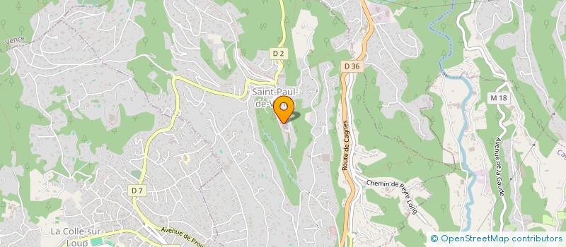 localisation de l'entreprise H & F SAINT TROPEZ  SAINT-PAUL-DE-VENCE