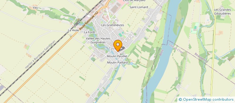 localisation de l'entreprise H & F THEVARD à TAVERS
