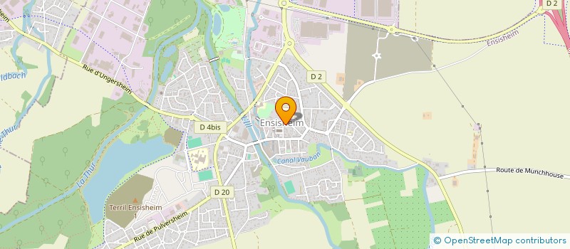 localisation de l'entreprise H.FACTORY  ENSISHEIM