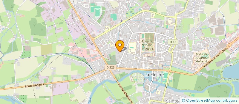 localisation de l'entreprise H-FAMILY  LA FLECHE