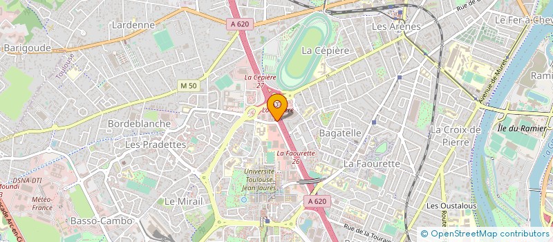 localisation de l'entreprise H. FAMILY SERVICES à TOULOUSE
