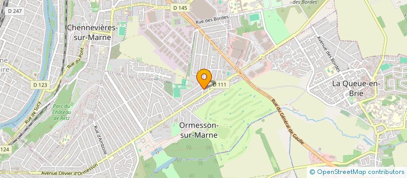 localisation de l'entreprise H & FILS PATRIMOINE  ORMESSON-SUR-MARNE