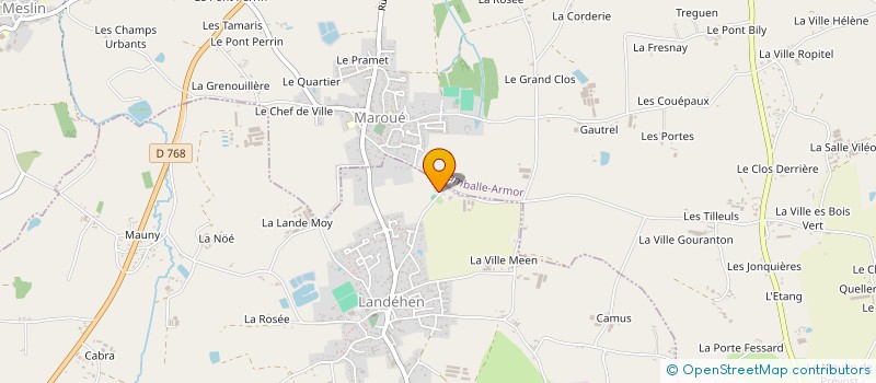 localisation de l'entreprise H-FLAG à LANDEHEN