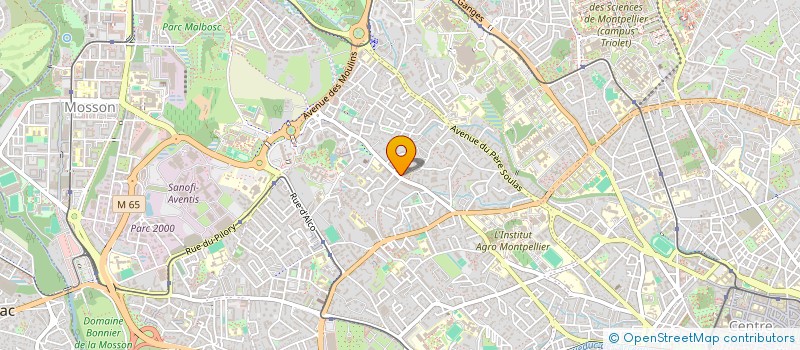 localisation de l'entreprise H-FOOD à MONTPELLIER