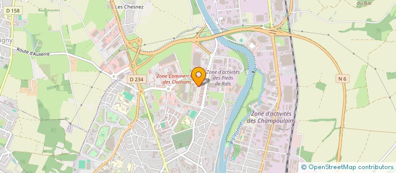 localisation de l'entreprise H FRAIS MARKET à AUXERRE