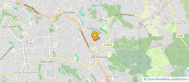 localisation de l'entreprise H.G à MARSEILLE