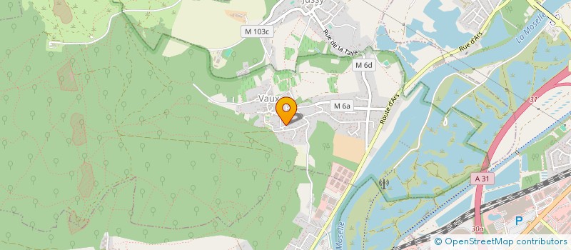 localisation de l'entreprise H&G  VAUX