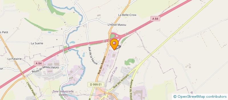 localisation de l'entreprise H.G.L.  LA COLOMBE