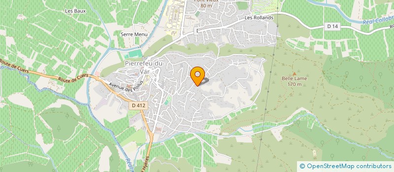 localisation de l'entreprise H G M RENOVATION  PIERREFEU-DU-VAR