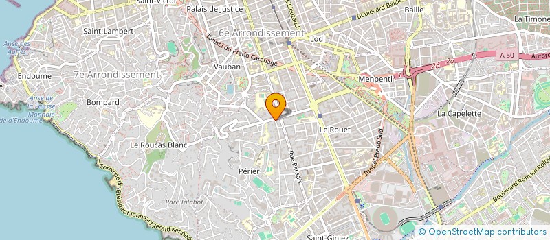 localisation de l'entreprise H.G.N à MARSEILLE