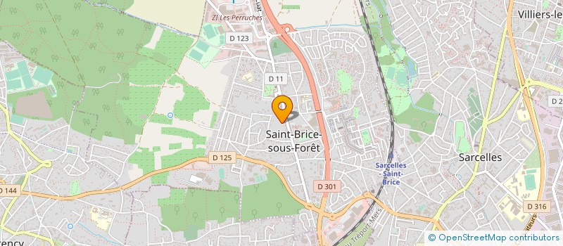 localisation de l'entreprise H.G.R. à SAINT-BRICE-SOUS-FORET