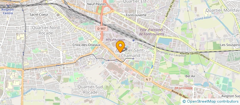 localisation de l'entreprise H&G RECEPTIONS  AVIGNON