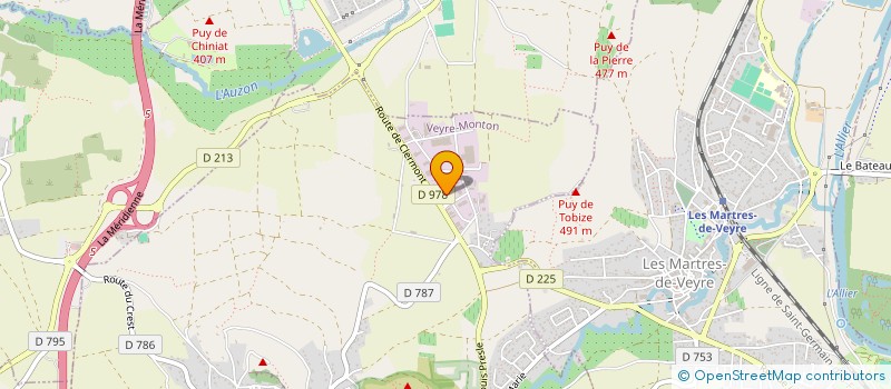 localisation de l'entreprise H GESTION  CLERMONT-FERRAND