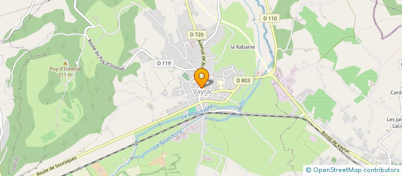 localisation de l'entreprise H.H  CARENNAC