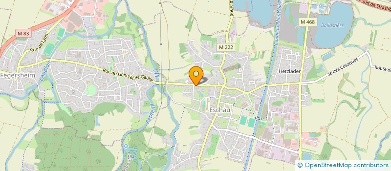 localisation de l'entreprise H&H  ESCHAU