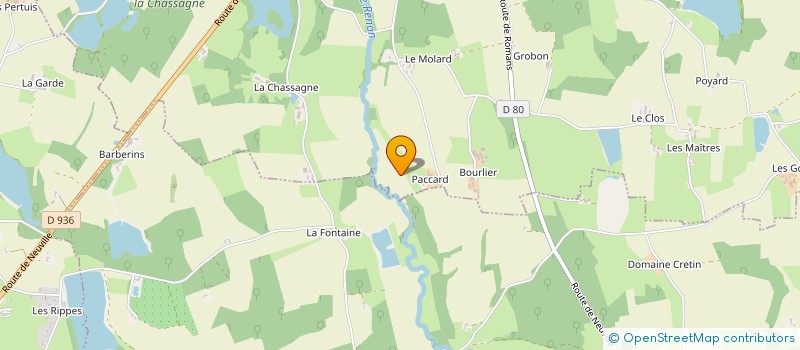 localisation de l'entreprise H&H  CHATILLON-SUR-CHALARONNE