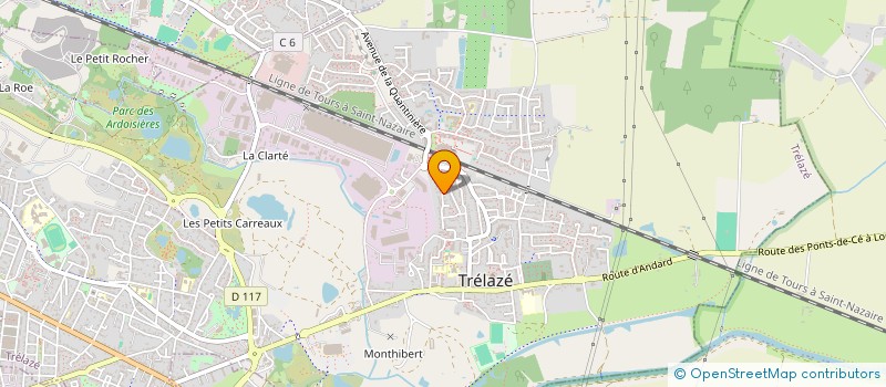 localisation de l'entreprise H&H AVENIR  TRELAZE