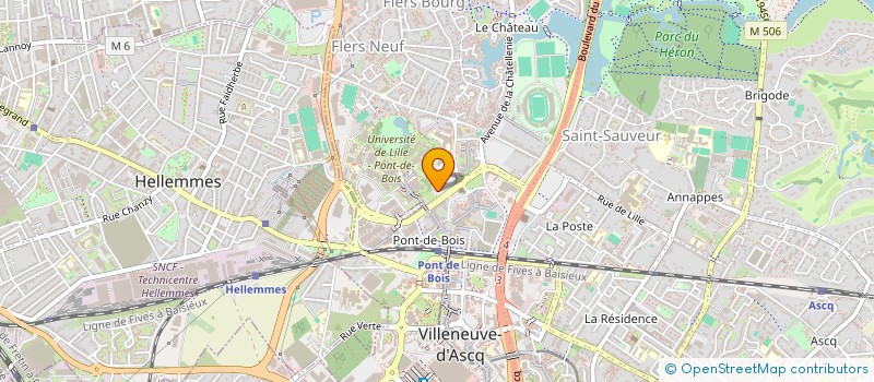 localisation de l'entreprise H.H BATIMENT  VILLENEUVE D ASCQ