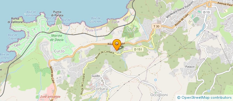 localisation de l'entreprise H&H CORPORATION  CORBARA