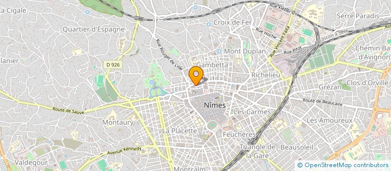 localisation de l'entreprise H H GESTION GARD à NIMES