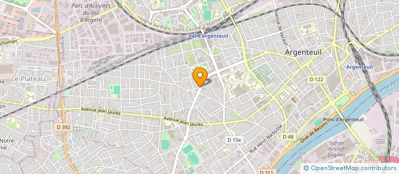 localisation de l'entreprise H&H GIRLS TRANSPORT  ARGENTEUIL