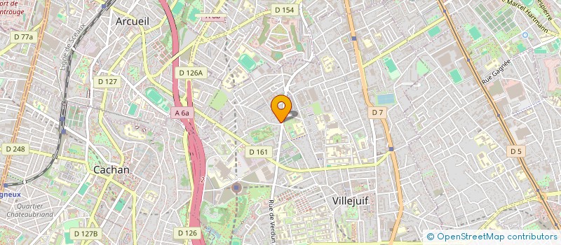 localisation de l'entreprise H.H.H à VILLEJUIF