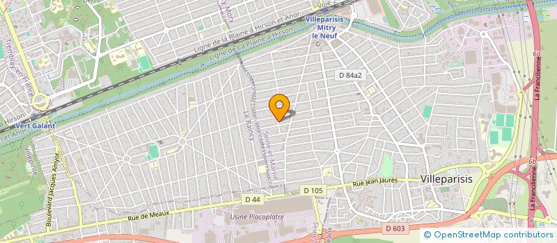 localisation de l'entreprise H&H IMMO  VILLEPARISIS