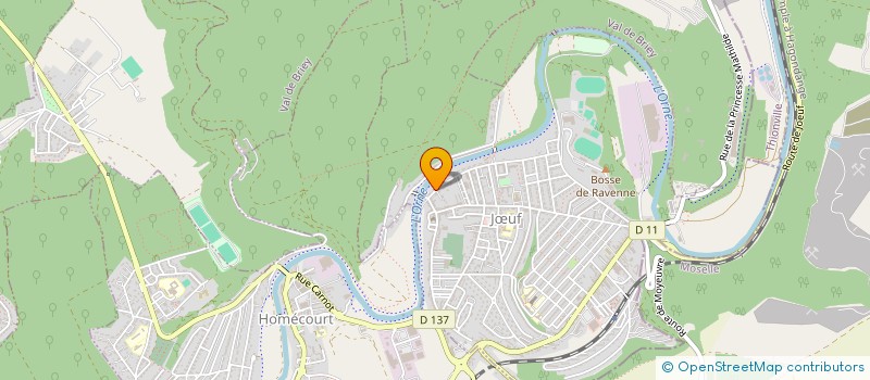 localisation de l'entreprise H&H IMMOBILIER  JUF