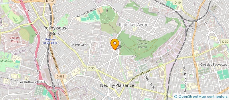 localisation de l'entreprise H&H INVEST  NEUILLY-PLAISANCE