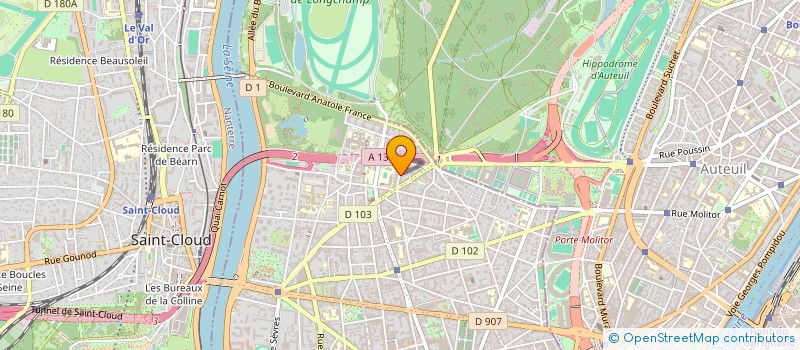 localisation de l'entreprise H&H INVESTMENTS à BOULOGNE-BILLANCOURT