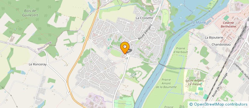 localisation de l'entreprise H&H PRESSING  BOUCHEMAINE