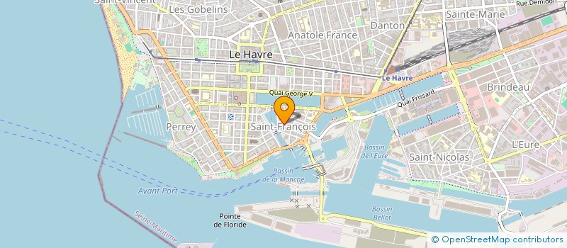 localisation de l'entreprise H.H.S à LE HAVRE