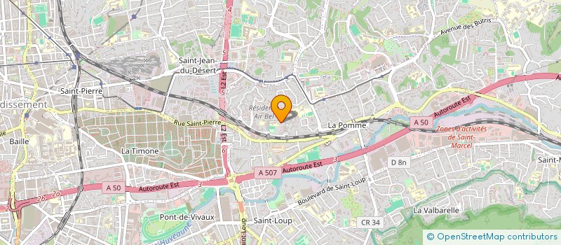 localisation de l'entreprise H&H SERVICES  MARSEILLE