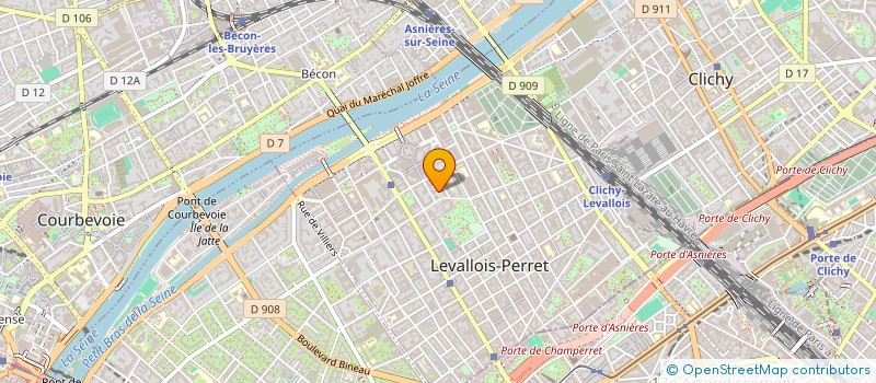 localisation de l'entreprise H&I ADVISOR à LEVALLOIS-PERRET