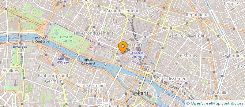 localisation de l'entreprise H.I.B.C. à PARIS