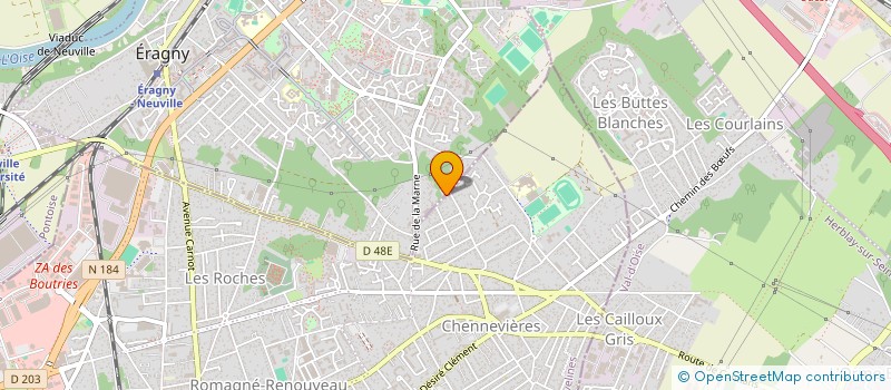 localisation de l'entreprise H I IMMO  ERAGNY