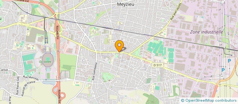 localisation de l'entreprise H.I.M à MEYZIEU