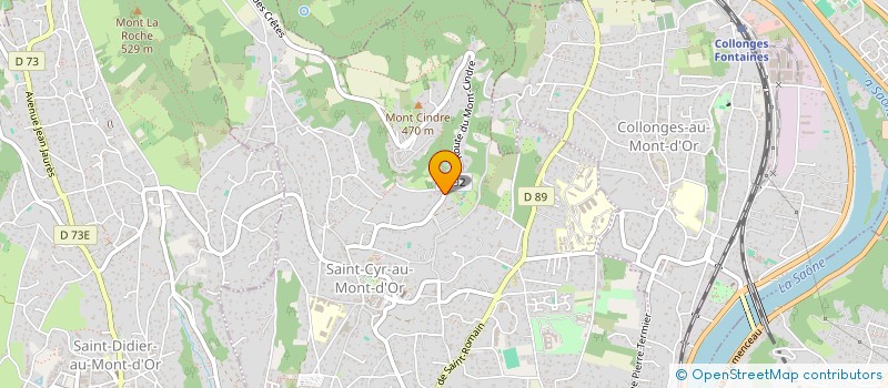 localisation de l'entreprise H,I,M,M,  SAINT-CYR-AU-MONT-D'OR