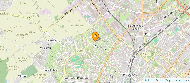 localisation de l'entreprise H.I.S FACADE  BLOIS