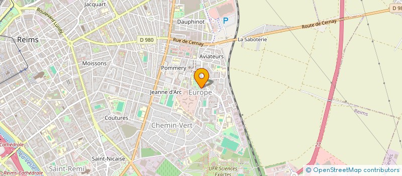 localisation de l'entreprise H.I.S TP  REIMS