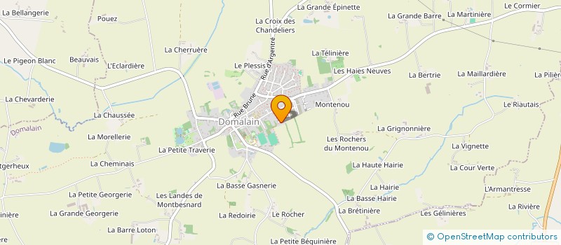 localisation de l'entreprise H.I.T.  DOMALAIN